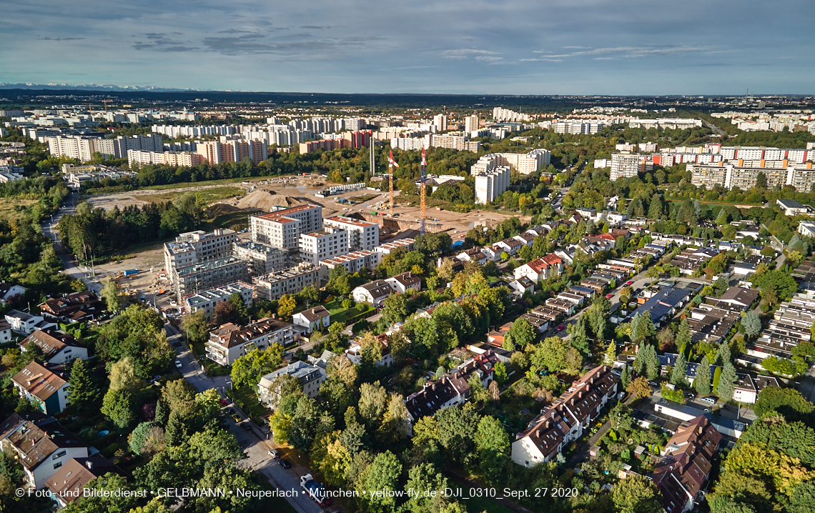 27.09.2020 - Baustelle Alexisquartier in Neuperlach